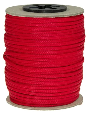Produktbild von 50 Meter Polyesterschnur Flechtschnur 2mm, 8-fach geflochten, Kumihimo Flechten