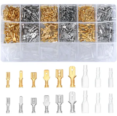 Flachsteckverbinder 540 Stück 2,8/4,8/6,3 mm männlich/weiblich