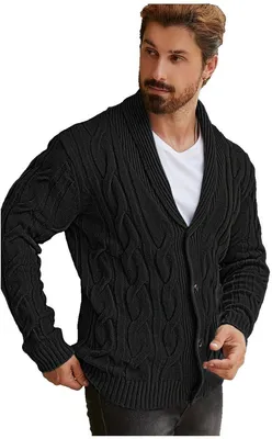 Productafbeelding van Currero Cardigan Heren Zwart S