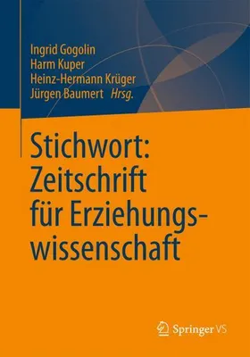 Image de Stichwort: Zeitschrift für Erziehungswissenschaft