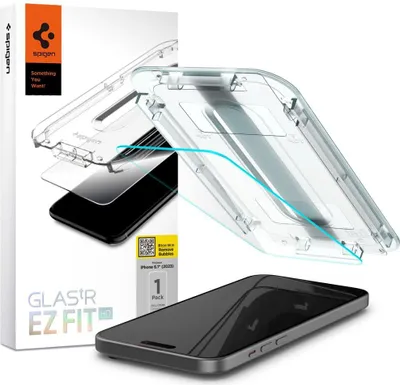 Produktbild von Spigen Glas.tR EZ Fit HD, Apple, iPhone 15, Transparent, 1 Stück(e)