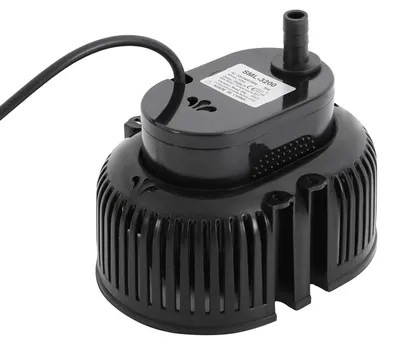 Image de Pompe pour couverture de piscine - Pompe électrique submersible - env. 2 500 l/h (659 GPH), hauteur de refoulement de 3,2 m - Avec tuyau et adaptateurs - Pour piscine, bassin, fontaine - Noir
