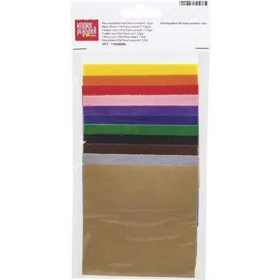 Produktbild von KNORR prandell 218308099 Wachsplatten-Sortiment "Sortierung Basic 4" 100 x 100 x 0,5 mm