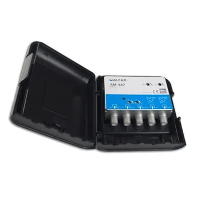 Obrázek produktu pro ALCAD AM-487 zesilovač, 4 vstupy, FM-BIII/DAB - UHF - UHF, LTE700