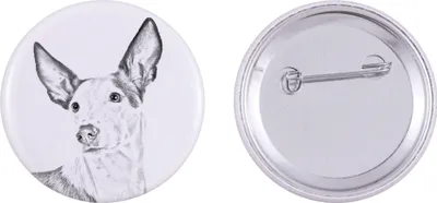 Imagen del producto de Podenco ibicenco, Ca eivissenc, Ibizan Podenco, Ibizan Warren Hound alfiler con perro grande Art-Dog