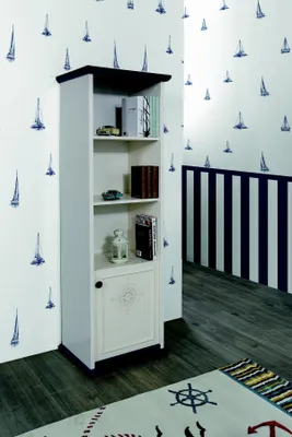 Image de Étagère Armoire Bibliothèque pour chambre d'enfant Chambre d'adolescent Blanc Nouveau
