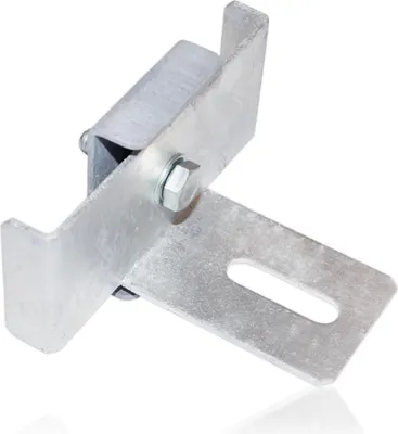 Produktbild von Klammer mit Zaunhalter Maschenweite 5 x 10 cm, verzinkt