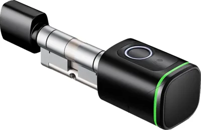 Image de Serrure intelligente,par empreinte digitale et application, étanche IP53, noir