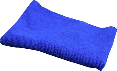 Image de Chiffon pour l'entretien des voitures - 20x20cm, microfibre, bleu, très absorbant - Pour la voiture, le ménage et le nettoyage des vitres