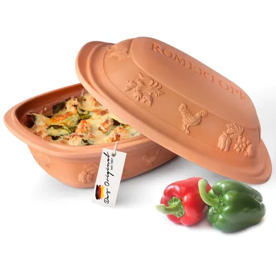 Produktbild von Römertopf Großer Bräter RUSTICO, für 6 Personen, Terrakotta