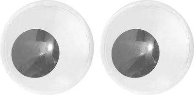 Produktbild von 2 Stück Selbstklebend Wackelaugen Groß, 150MM Kunststoff Augen zum Basteln, Kulleraugen Selbstklebend Aufkleber, Runde Wiggle Googly Augen, für DIY Scrapbooking Handwerk