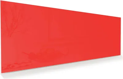 Produktbild von Glasbild 150x60cm in XXL für Wohnzimmer, Schlafzimmer Motiv Roter Hintergrund I