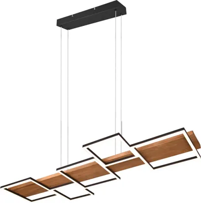 Zdjęcie produktu dla Lampa wisząca LED HARPER czarny Trio 322910532