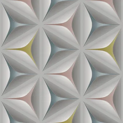 Produktbild von Profhome 960422-GU 3D Tapete Blumen matt grau rosa blau 5,33 m2