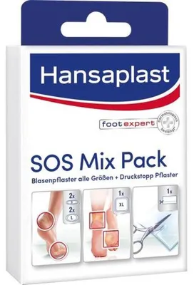 Produktbild von Hansaplast 48677-00000, Von Selbstoperationen wird abgeraten. Zum Beispiel, nicht die Blase zu durchstechen und keine..., CE, 6 Stück(e)