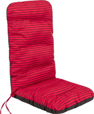 Immagine prodotto di Cuscini per sedie Hobbygarden Cuscini per mobili da giardino Cuscini per mobili da giardino - Basia - 123 x 48 x 7 cm - Rosso a righe