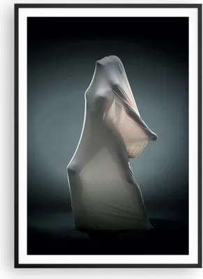 Produktbild von Gerahmtes Poster - Schwarzer Rahmen - Künstlerisch Frau Kampf - 70x100 cm - Wand Bild - Wanddeko - Wandbilder - Wandposter - Bilderrahmen - Bilder - Kunstdruck - Wandbild - P2BPA70x100-4167