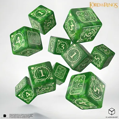 Produktbild von The Lord of the Rings: Shire 10xD6 Würfelset