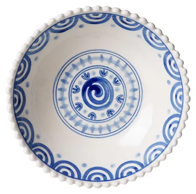 Heinen Delfts Blauw – Schüssel Noppen Majolica 19 cm – Bild 1