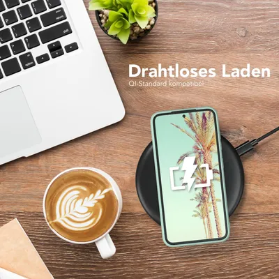 Produktbild von EAZY CASE - TPU Hülle für Samsung Galaxy S23, TPU Case stoßfeste Handyhülle, weiches Cover mit Kameraschutz, Silikonhülle in Grün