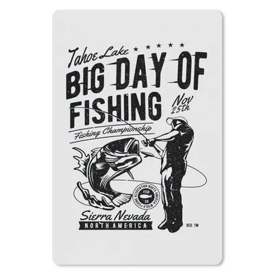 Produktbild von MuchoWow® Mauspad Mousepad Angeln - Angeln - Jahrgang 40x60 cm - Mousepads - Maus Mat - Pad - Mausunterlage - Schreibtisch Accesoire
