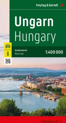 Zdjęcie produktu dla Węgry, mapa drogowa 1:400 000, freytag & berndt