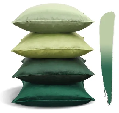 Productafbeelding van Set van 4 Zachte Velvet Kussenhoezen 45 x 45 cm