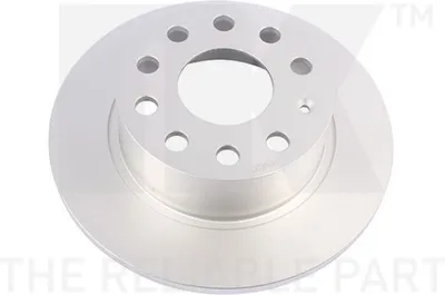 Produktbild von 2x Bremsscheibe hinten, 253 mm Außendurchmesser, 10 mm Dicke, voll, beschichtet, 5-Loch