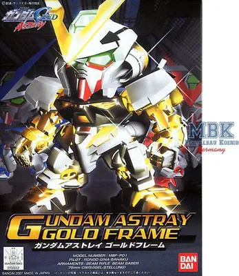 Produktbild von BANDAI BAN5057990 SD Gundam Astray Gold Frame 8 cm