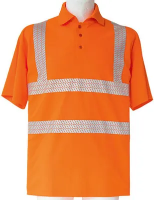Produktbild von Korntex Hi-Vis Broken Reflective Premium Polo Shirt Manche