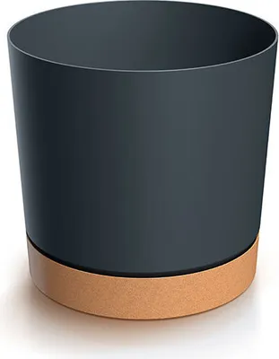 Produktbild von Prosperplast®, Doniczka, DPOD180-S433/4665W, Antracyt, Doniczka z podstawką Eko