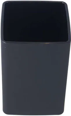 Produktbild von Schwarze Zahnputzbecher Antirutsch für Zahnputzer und Zahnpasta