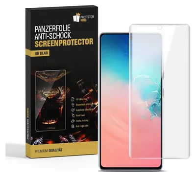 Produktbild von 2x Panzerfolie für Samsung Galaxy S10 Lite ANTI-SCHOCK Displayschutzfolie KLAR