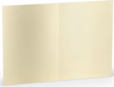 Produktbild von Rössler 164070303, Standard-Grußkarte, Beige, Karton, 250 g/m², A6, 100 Stück(e)