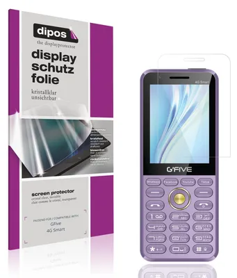 Produktbild von 4x Schutzfolie für GFive 4G Smart klar Displayschutzfolie Folie Display Schutz dipos