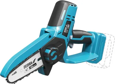 Image de Mini Tronçonneuse Sans Fil Dedra Sas+All Ded7099 18V, Guide-Chaîne 4&Quot ;