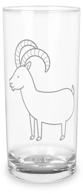 Produktbild von Mr. & Mrs. Panda Cocktailglas Sternzeichen Steinbock 200 ml - Transparent - Geschenk, Glas, Trinkglas, Geburtstag Dezember, Ziege, Steinböcke, Bock, Wasserglas, Tumbler