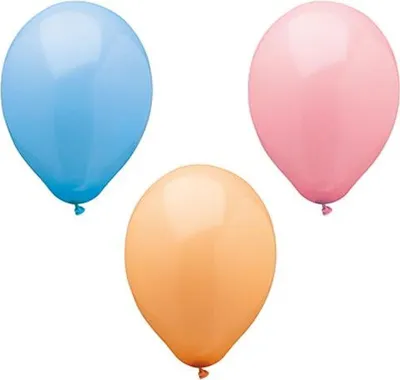 Produktbild von Papstar Luftballons Ø 25 cm farbig sortiert "Pastel", 120 Stück