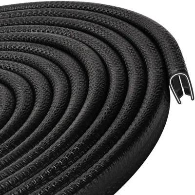 Image de Profil de protection en caoutchouc, zone de serrage de 1 à 2 mm, longueur 10 mètres
