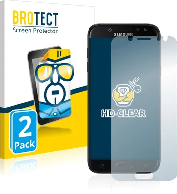 Produktbild von 2x Für Samsung Galaxy J5 / J5 Pro (2017) Schutzfolie BROTECT Displayschutz Display Schutz Folie Klar Transparent