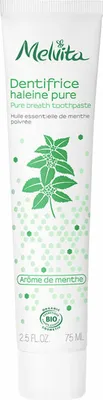 Zdjęcie produktu dla Melvita 86Z0038, Pasta do zębów przeciwosadowa, 75 ml, Dorosły, Pasta, Mięta, Mięta pieprzowa