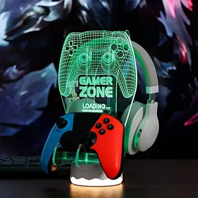 Image de Support de contrôleur de casque lumineux, 3D -LED