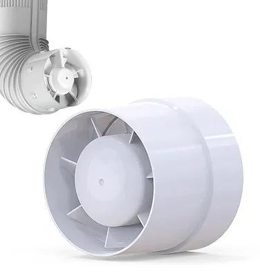 Zdjęcie produktu dla Wentylator rurowy 100 mm kanałowy wyciągowy do łazienki 130 m³/h