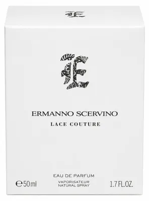 Obrázek produktu pro Ermanno Scervino Lace Couture, Ženy, 50 ml, Tekutý parfém, Bergamot, Mandarinka, Mandle, Třešňový květ, Magnoliová, Cedrové dřevo, Pačuli