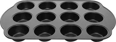 Zdjęcie produktu dla Blacha Do Muffinek Likoris Na 12 Babeczek 41,3X26,5X3,2Cm