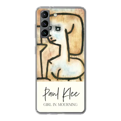 Produktbild von MuchoWow® Handyhülle Schutzhülle Hülle für Samsung Galaxy S21 Kunst - Paul Klee - Trauerndes Mädchen Silikon Softcase Handy Hülle - Softcase