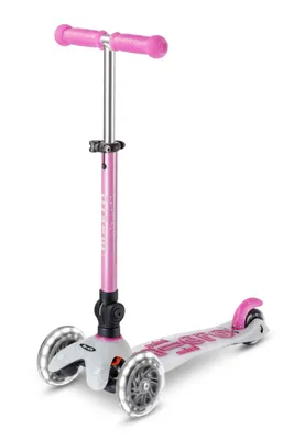 Produktbild von micro Kinderroller | Scooter mit Leuchtrollen | faltbar | mini micro deluxe foldable orion LED pink