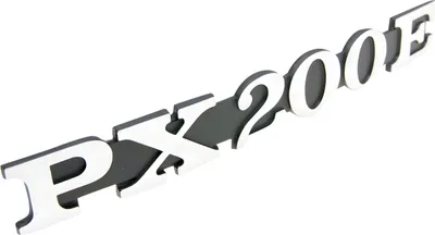 Produktbild von CIF Schild / Schriftzug "PX200E" kompatibel mit Vespa PX 200 E