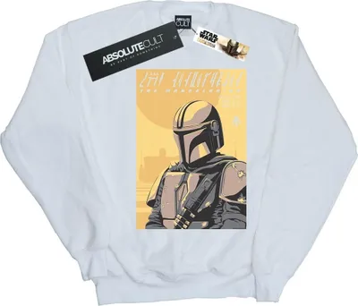 Produktbild von Star Wars - "The Mandalorian" Sweatshirt für Herren BI46381 (XXL) (Weiß)