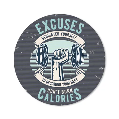 Produktbild von MuchoWow® Mauspad Mousepad Gewichte - Fitness - Hand - Retro 40x40 cm - Mousepads - Maus Mat - Pad - Mausunterlage - Schreibtisch Accessoires